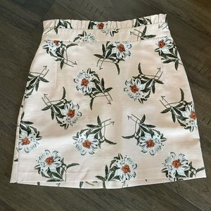 Top Shop Floral mini skirt